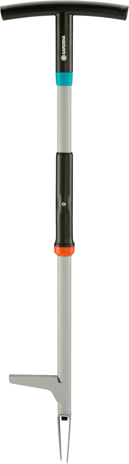 Stand-Up Weed Puller with Built-in Ejector, Long Handle - 03518