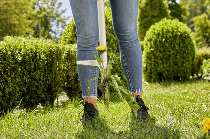 Stand-Up Weed Puller with Built-in Ejector, Long Handle - 03518