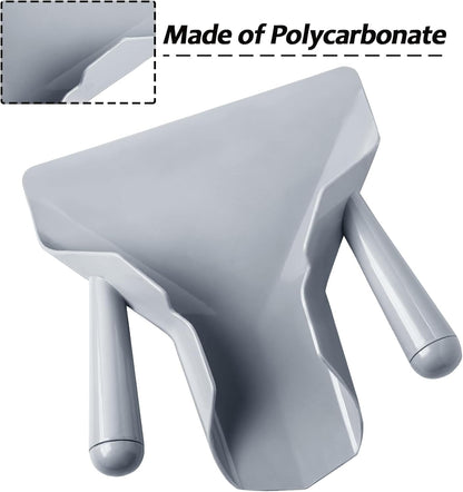 Polycarbonate French Fry Popcorn Scoop, Right Handle