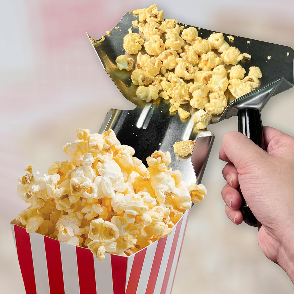 Polycarbonate French Fry Popcorn Scoop, Right Handle