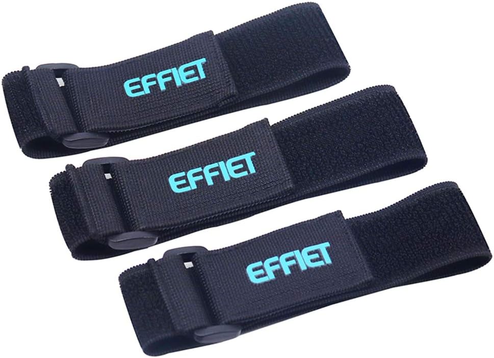 3 Packs Elastic Hook and Loop Cinch Straps for Car Visor Glasses Holder, Adjustable Storage Strap Extension Cord Wrap Magic Securing Organizer for Camping Gear, Yoga Mat, Knee Pad Strap