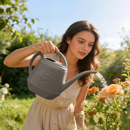 Plant Watering Can - 1/2 Gallon - White Color