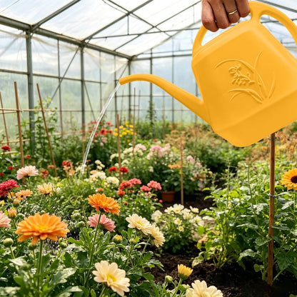 Plant Watering Can - 1/2 Gallon - White Color