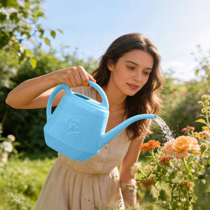 Plant Watering Can - 1/2 Gallon - White Color