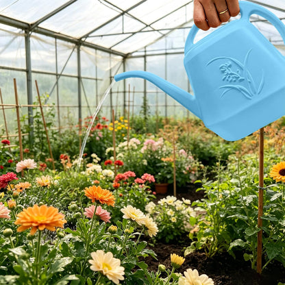 Plant Watering Can - 1/2 Gallon - White Color