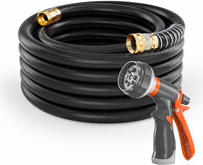 Garden Water Hose 50 ft x 5/8" for yard, Heavy Duty & Flexible