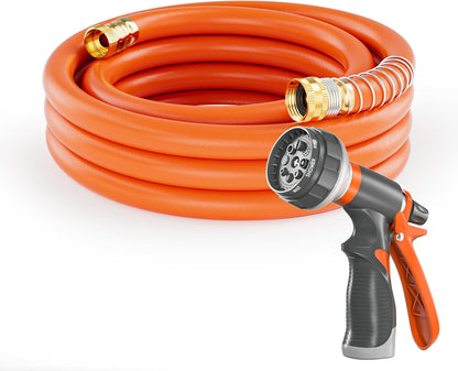 Garden Water Hose 50 ft x 5/8" for yard, Heavy Duty & Flexible