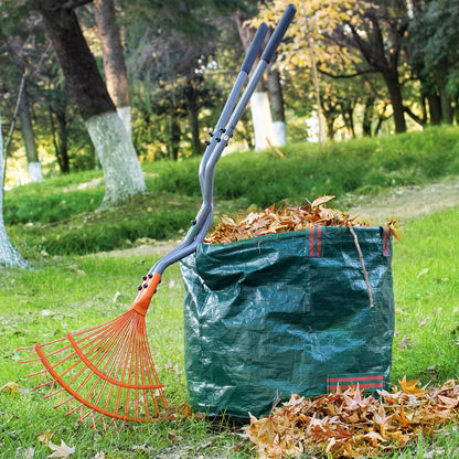 Leaf Grabber Rake, Long Handle Yard Debris Collector for Lawn