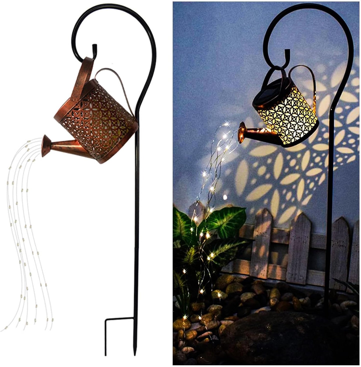 Solar Watering Can Light,Garden Decor Gifts for Mom Grandma Large