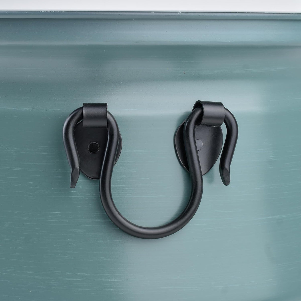 Decorative Garden Hose Holder Pot Storage with Lid 19x15.25" for Yard, Indoor & Outdoor Use - Water Hose Container, Handmade (Cobble Creek Brushed Bronze)