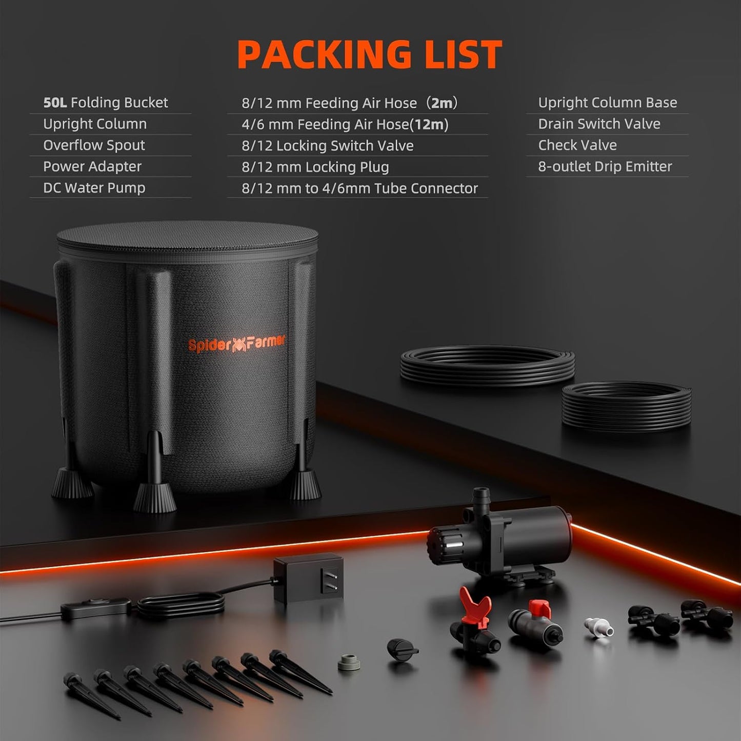 Drip Irrigation Kit with Bucket Indoor Plant Watering System