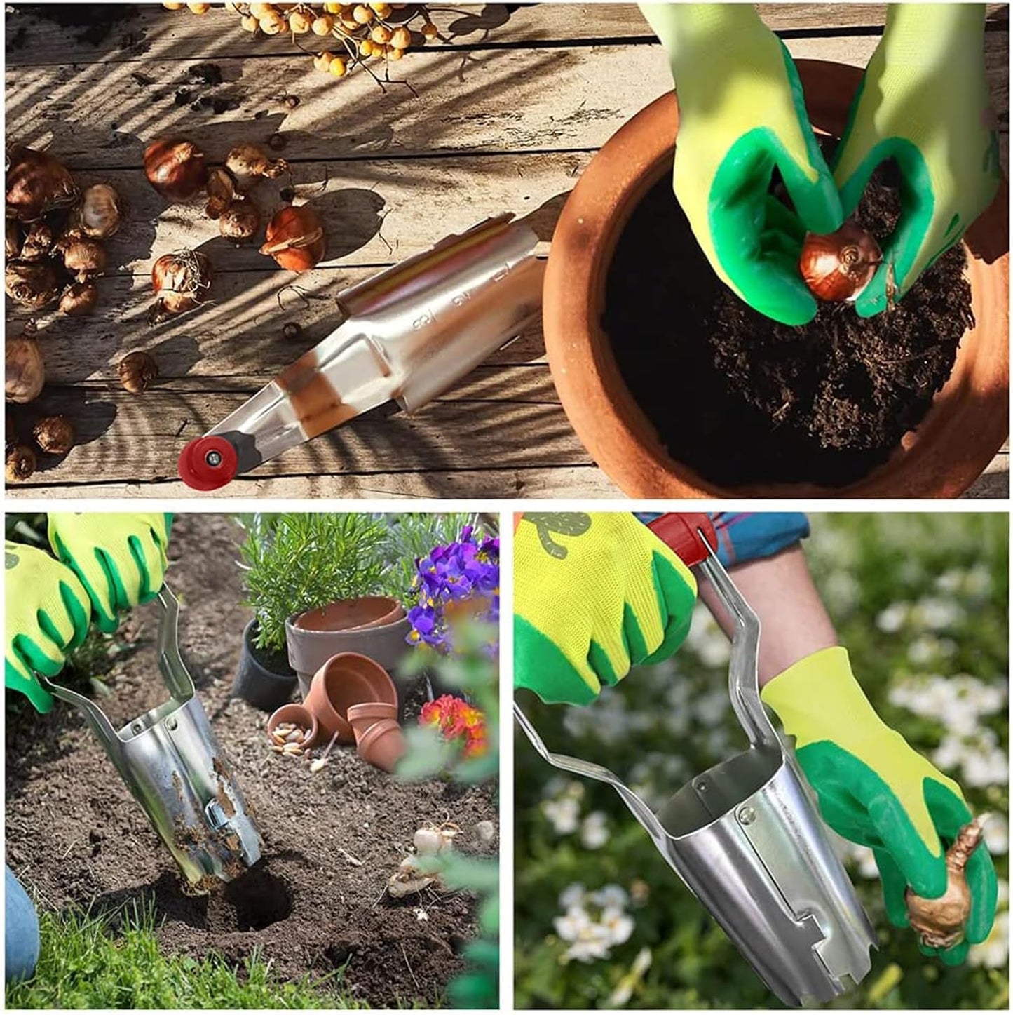 Bulb Planter with Depth Markers