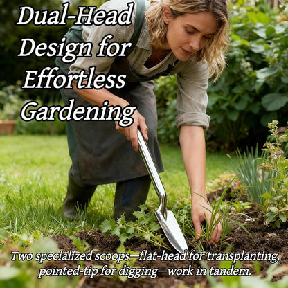 2 Piece Stainless Steel Gardening Tool Set