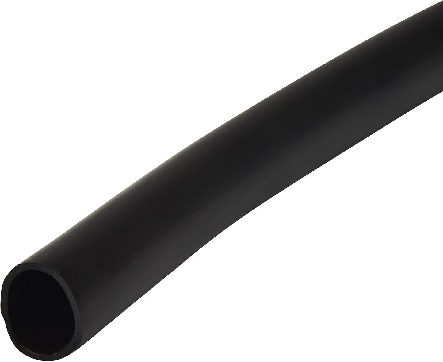 052020P 1/2-Inch Drip Irrigation Water Supply Tubing, For Garden Irrigation Drippers, Emitters, and Systems, Black Polyethylene