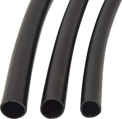 052020P 1/2-Inch Drip Irrigation Water Supply Tubing, For Garden Irrigation Drippers, Emitters, and Systems, Black Polyethylene