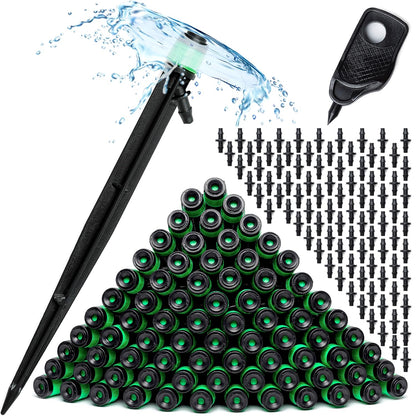 CARPATHEN 1/4" Drip Irrigation Emitters Vortex Sprinkler Parts, 100 pcs