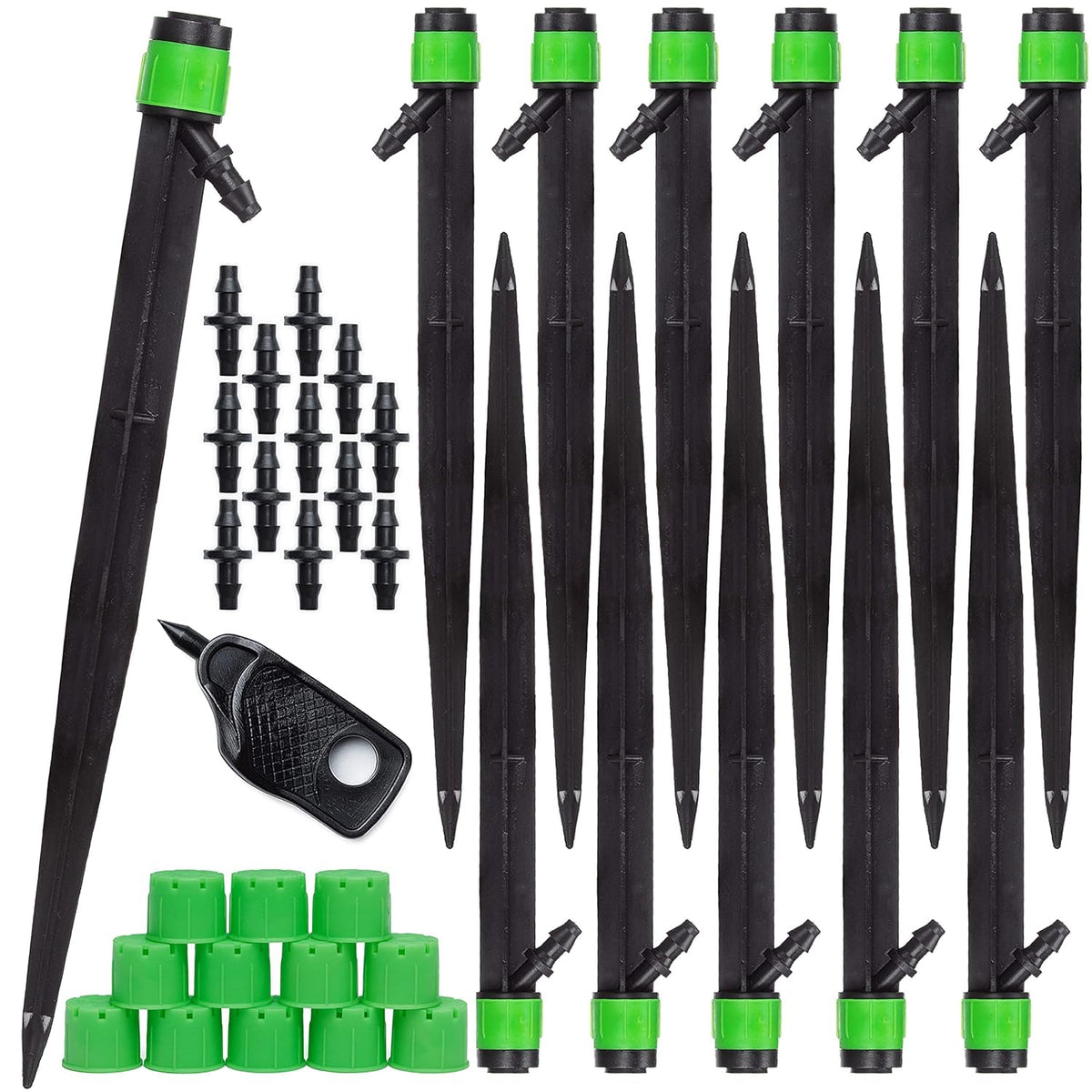 CARPATHEN 1/4" Drip Irrigation Emitters Vortex Sprinkler Parts, 100 pcs