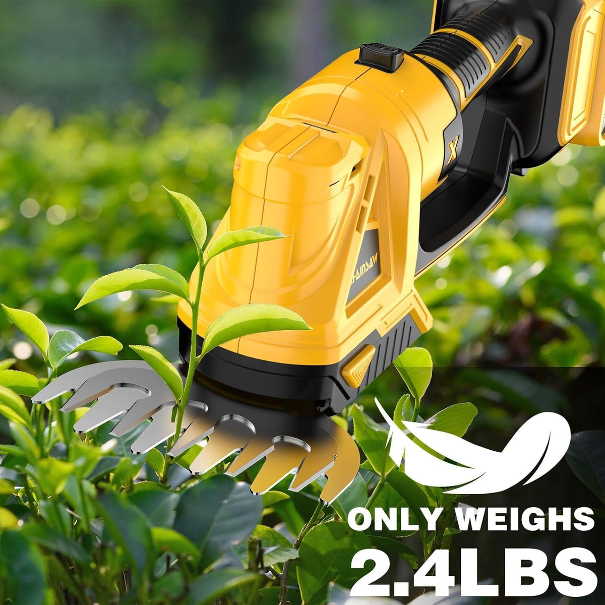 Cordless Hedge Trimmer for Dewalt 20V MAX Battery (No Battery) - Electric Hedge Trimmer Cordless Grass Trimmer, Bush Trimmer & Grass Shears for Yard，Brushless Motor，Powerful & Lightweight