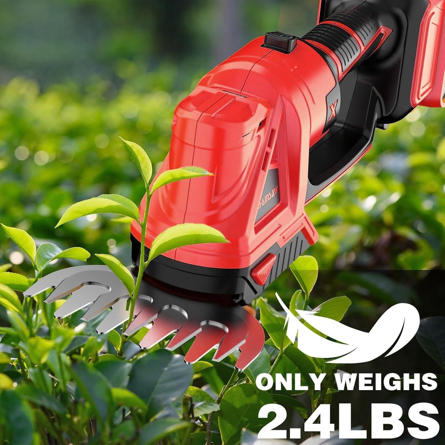 Cordless Hedge Trimmer for Dewalt 20V MAX Battery (No Battery) - Electric Hedge Trimmer Cordless Grass Trimmer, Bush Trimmer & Grass Shears for Yard，Brushless Motor，Powerful & Lightweight