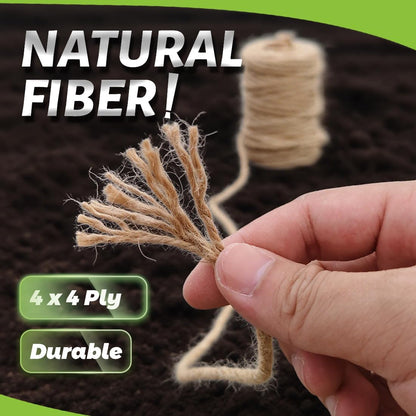 1000FT Natural Jute Twine String Bulk Hemp Rope Cord for Crafts Gardening Gift Wrapping Wedding Décor Packing Material Burlap Ribbon Christmas Knitting Macrame Decoration (Brown 2mm* 1000ft)