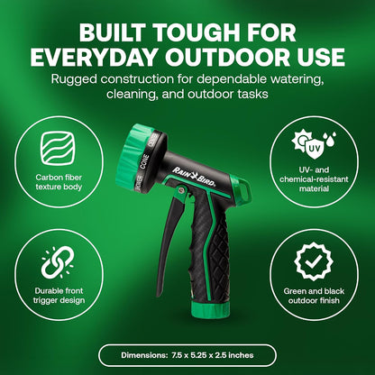 TRNZL8PRT 8-Pattern Rear Trigger Garden Hose Nozzle