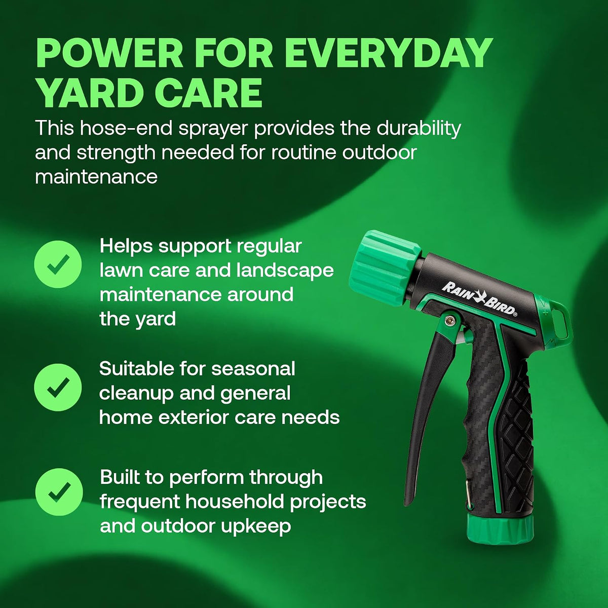 TRNZL8PRT 8-Pattern Rear Trigger Garden Hose Nozzle
