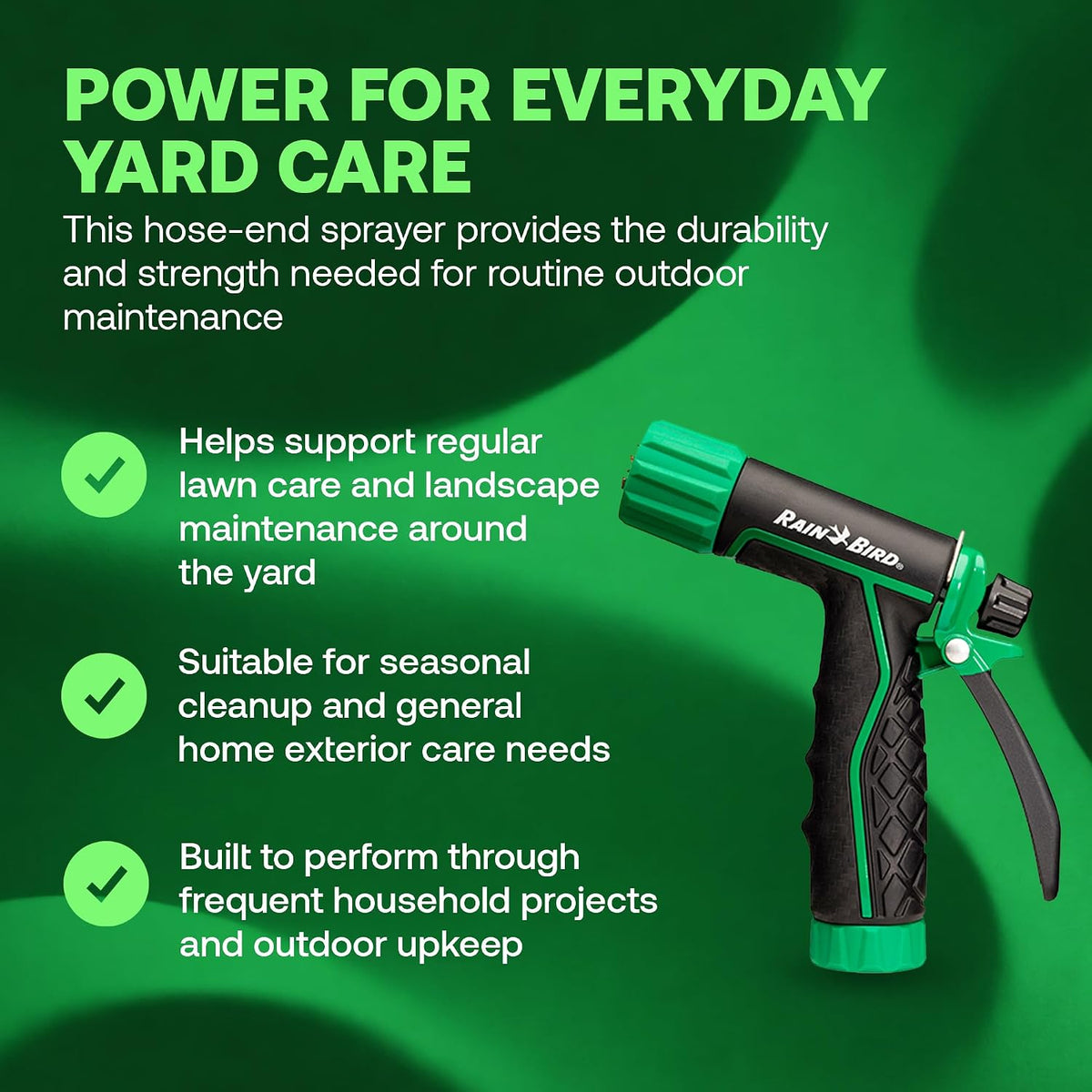 TRNZL8PRT 8-Pattern Rear Trigger Garden Hose Nozzle