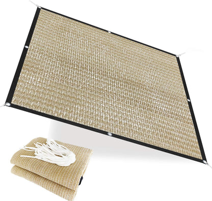 HDPE 50% Sun Block Garden Netting Mesh (6'x3', Green)