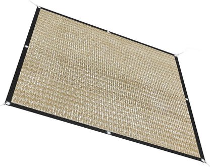 HDPE 50% Sun Block Garden Netting Mesh (6'x3', Green)