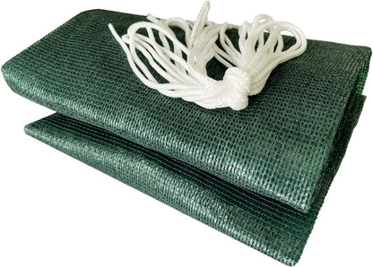 HDPE 50% Sun Block Garden Netting Mesh (6'x3', Green)