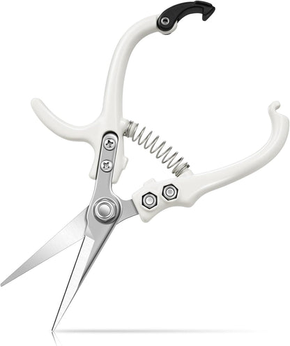 8" Bypass Pruning Shears for Gardening, Heavy-Duty Garden Scissors, Ultra Sharp Pruners with 3/4 in. Cut Capacity, Garden Clippers for Pruning