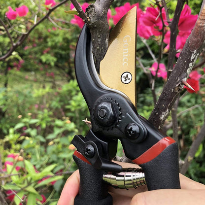 8.5" Professional Rotating Bypass Titanium Pruning Shears(GPPS-1014)