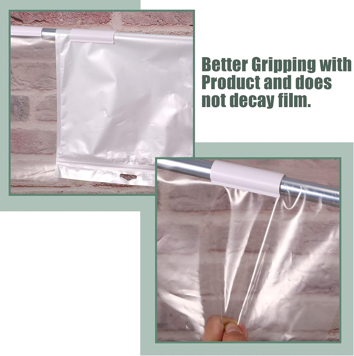 32 Pack 2.4" PVC Pipe Clips Cover Clamp, for 1/2 Inch PVC Pipe, White