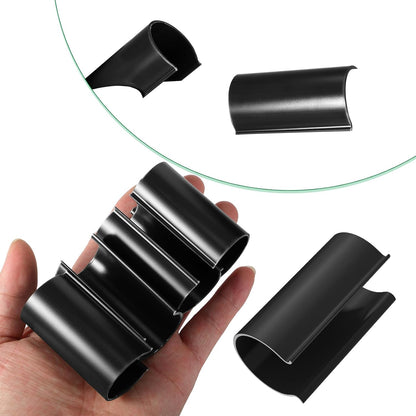 32 Pack 2.4" PVC Pipe Clips Cover Clamp, for 1/2 Inch PVC Pipe, White