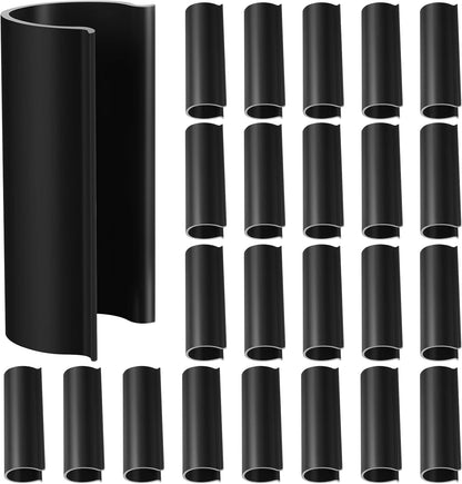 32 Pack 2.4" PVC Pipe Clips Cover Clamp, for 1/2 Inch PVC Pipe, White