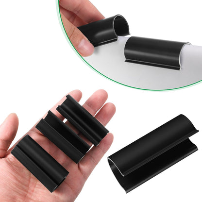 32 Pack 2.4" PVC Pipe Clips Cover Clamp, for 1/2 Inch PVC Pipe, White
