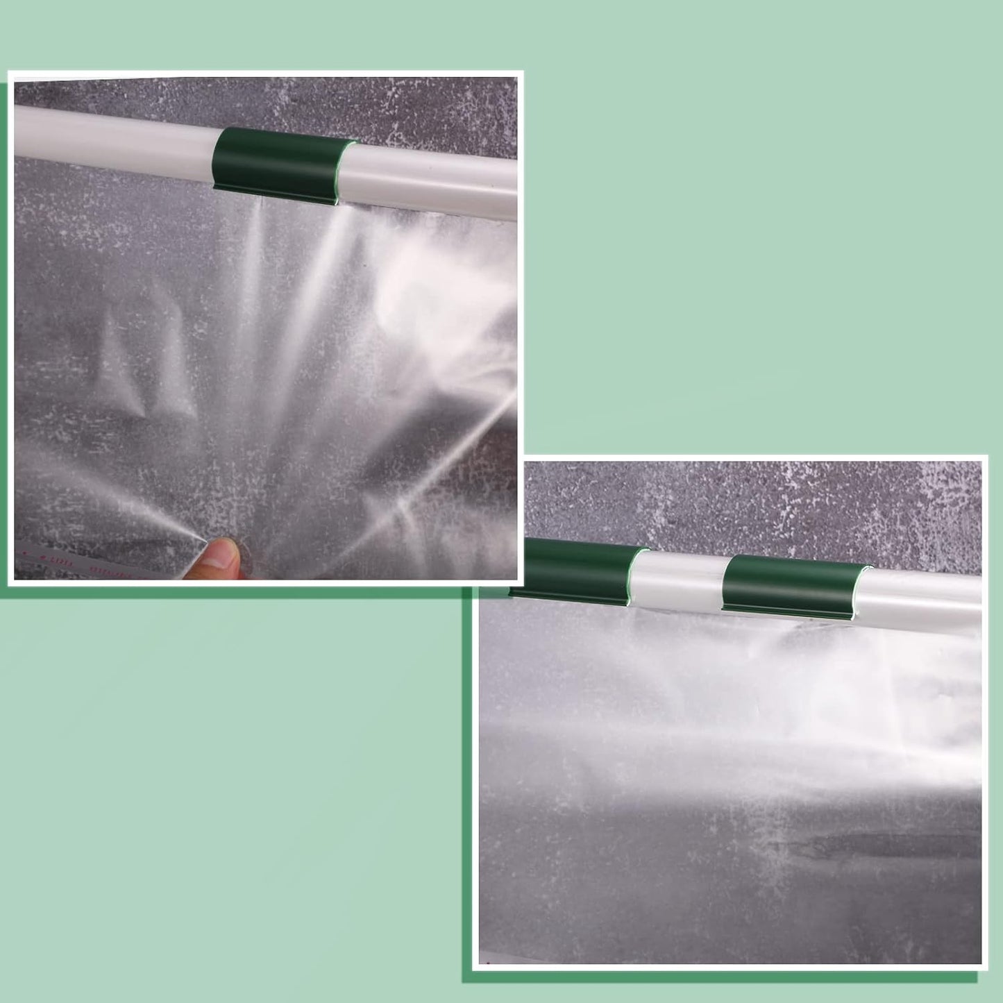 32 Pack 2.4" PVC Pipe Clips Cover Clamp, for 1/2 Inch PVC Pipe, White