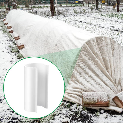 32 Pack 2.4" PVC Pipe Clips Cover Clamp, for 1/2 Inch PVC Pipe, White