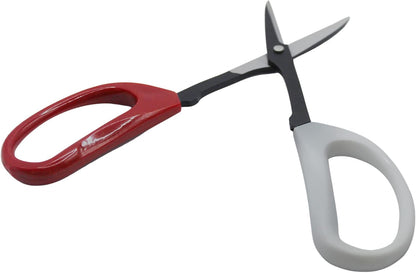 8" Bonsai Cutter Pruning Shear tool used for Gardening, Arranging Flowers, Trimming Plants, Branches, Stainless Steel Red White Handles