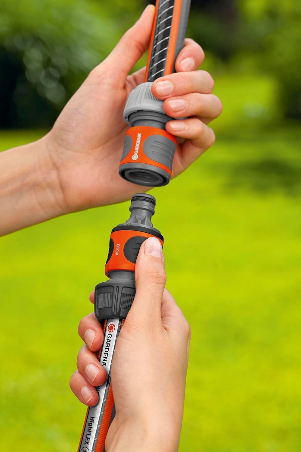 coupling, connection piece for secure hose connection, connection of two hoses for extension, to the transition from 13 mm (1/2) to 13 mm (1/2) hoses, packed (2931-20) (Pack of 1)