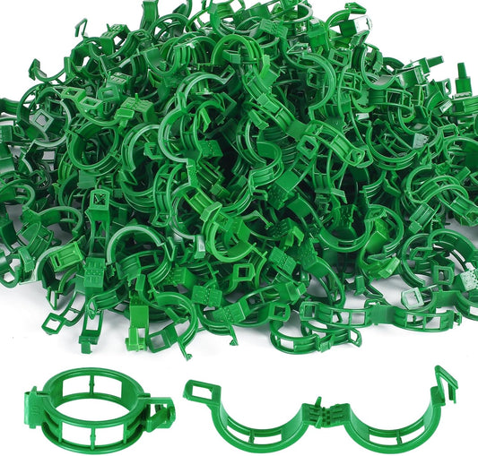 200PCS Green Plant Support Clips, Tomato Clips, Garden Clips, Trellis Clips, Vine Clips for Climbing Plants to Prevent Tomatoes from Pinching or Falling Off
