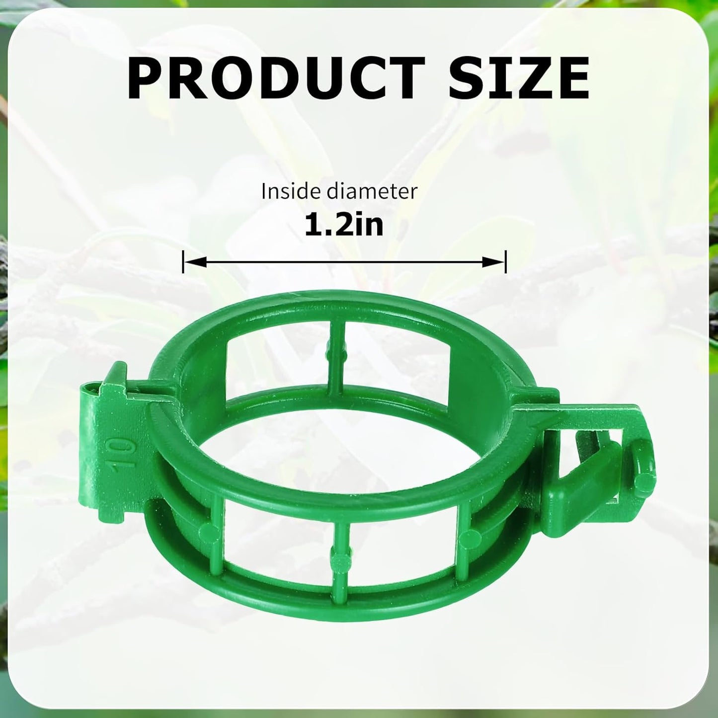 200PCS Green Plant Support Clips, Tomato Clips, Garden Clips, Trellis Clips, Vine Clips for Climbing Plants to Prevent Tomatoes from Pinching or Falling Off