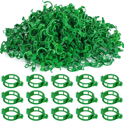 200PCS Green Plant Support Clips, Tomato Clips, Garden Clips, Trellis Clips, Vine Clips for Climbing Plants to Prevent Tomatoes from Pinching or Falling Off