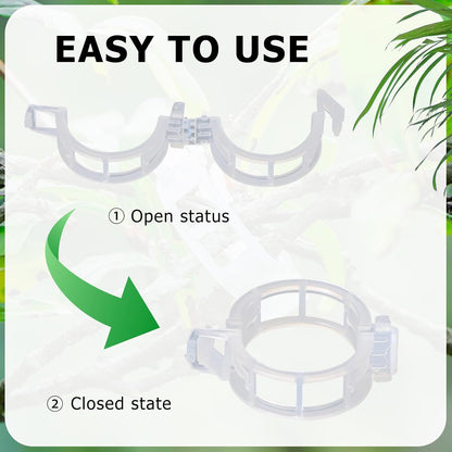 200PCS Green Plant Support Clips, Tomato Clips, Garden Clips, Trellis Clips, Vine Clips for Climbing Plants to Prevent Tomatoes from Pinching or Falling Off