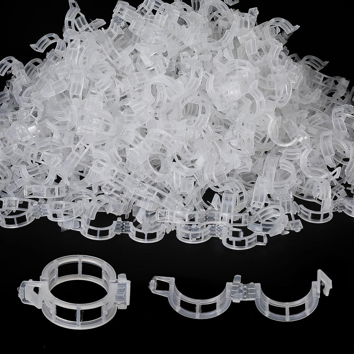 200PCS Green Plant Support Clips, Tomato Clips, Garden Clips, Trellis Clips, Vine Clips for Climbing Plants to Prevent Tomatoes from Pinching or Falling Off
