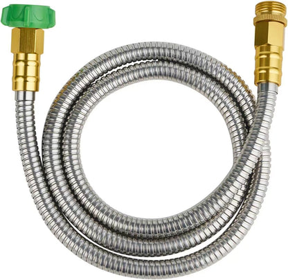 20ft Stainless Steel Garden Hose, Leakproof, No Kink,F/M Connector