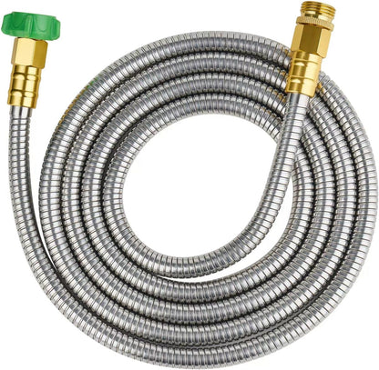 20ft Stainless Steel Garden Hose, Leakproof, No Kink,F/M Connector
