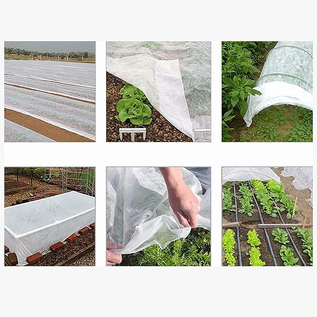 Plant Covers Freeze Protection, Reusable Floating Row Cover for Garden, Garden Fabric Plant Cover Plant Blanket for Cold Weather Snow Outdoor Plants (10 * 30ft/White)
