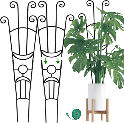32.6in Monstera Plant Support Trellis for Indoor Plants, 2P