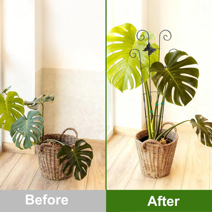 32.6in Monstera Plant Support Trellis for Indoor Plants, 2P
